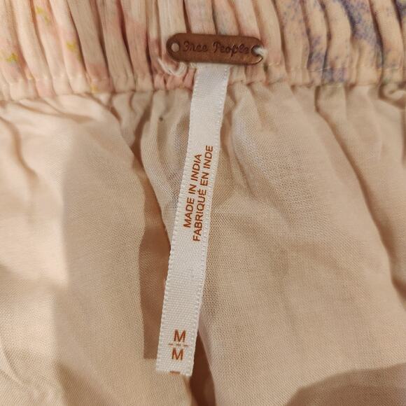 Free People Pink True To You Maxi Skirt Size Medium Boho Fairy Whimsical Hippie - Picture 6 of 12